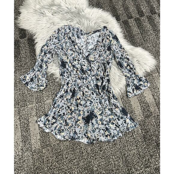 Free People Viscose All The Right Ruffles Romper Size Small - Picture 4 of 7